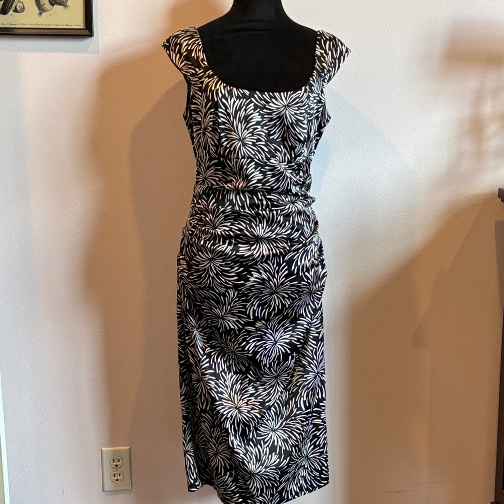 Elegant London Times Floral Midi Dress